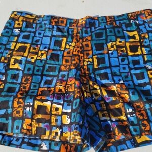 Colorful Geometric Women's Bermuda Shorts